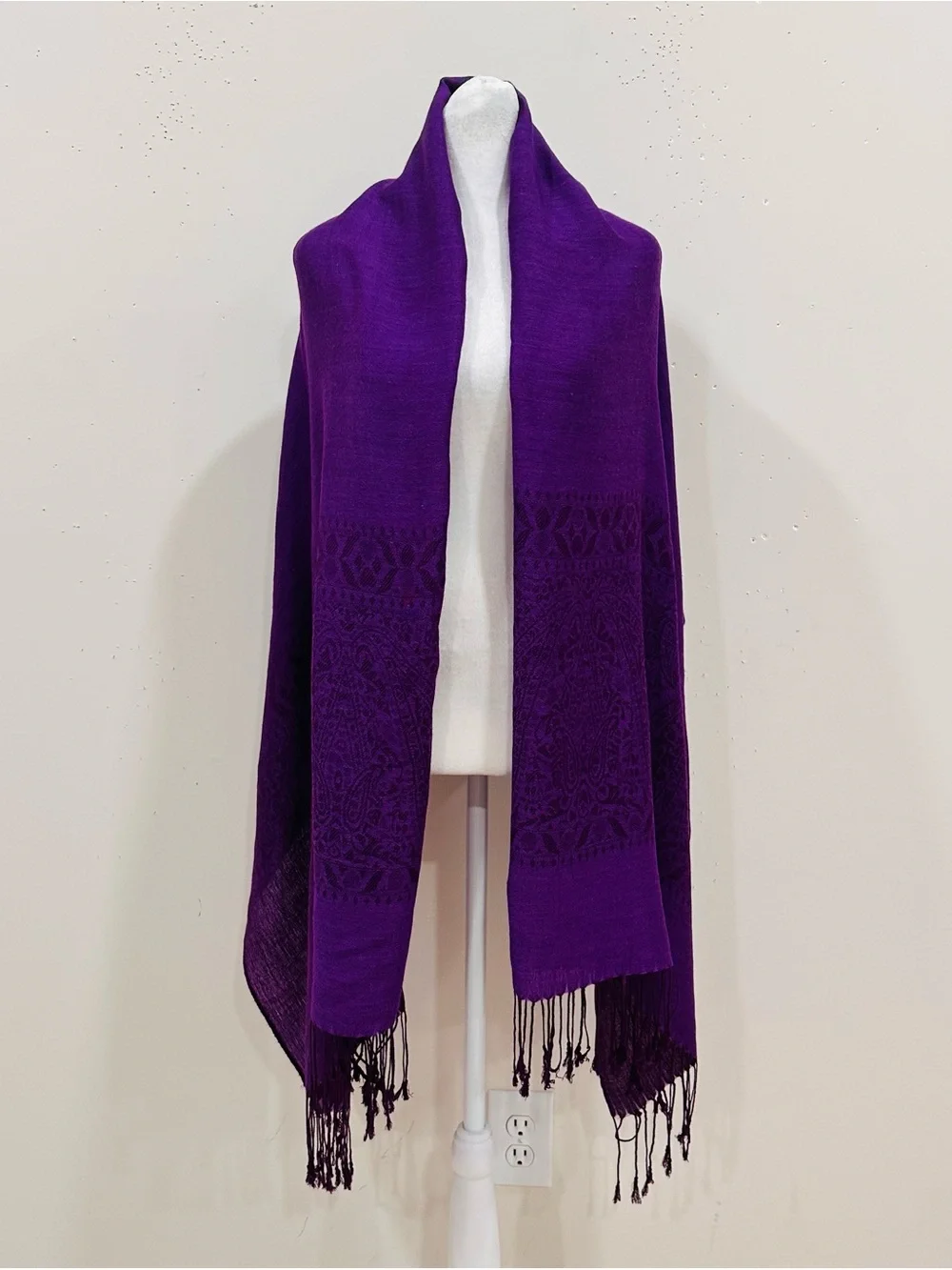 pashmina luxury purple